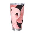 thumbnail image 1 of Rocae Cute Axolotl Sakura Blossoms A for 20 Ounces Stainless Steel Insulted Tumbler Car Cup Drink Mug Inspirational Graduate Present-Without Straw, 1 of 8