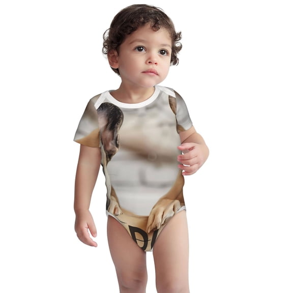 Rocae Cute Bulldogs Apply for Baby Cotton Short-Sleeve Bodysuits for Unisex Onesies Bodysuit-18 Months