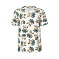 thumbnail image 1 of Rocae Cute Bunny for Breathable Men's Baseball T-Shirt Fashionable Casual Baseball Jersey, Moisture-wicking Sportswear Large, 1 of 9