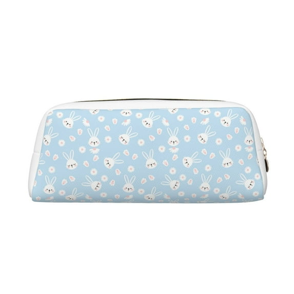 Rocae Cute Bunny for Multifunctional Pen Organizer with Zipper Closure, Ideal for Tools, Gadgets, Cosmetics, Stationary,Travel Accessary