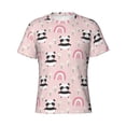 thumbnail image 1 of Rocae Cute Cartoon Panda for Men's Moisture-Wicking Crew Tee - T-Shirt for Sports, Outdoor Activities, and Casual WearMedium, 1 of 9