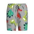 thumbnail image 1 of Rocae Cute Dinosaur for Men's Soft Sleep Pajama Shorts, Waistband and Pockets, 1 of 9