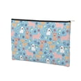 thumbnail image 1 of Rocae Cute Dog for Cosmetic Bags for Women Paper Reusable Cosmetic Bag Travel Toiletry Organizer Capacity Multipurpose Zipper Pouch, 1 of 8