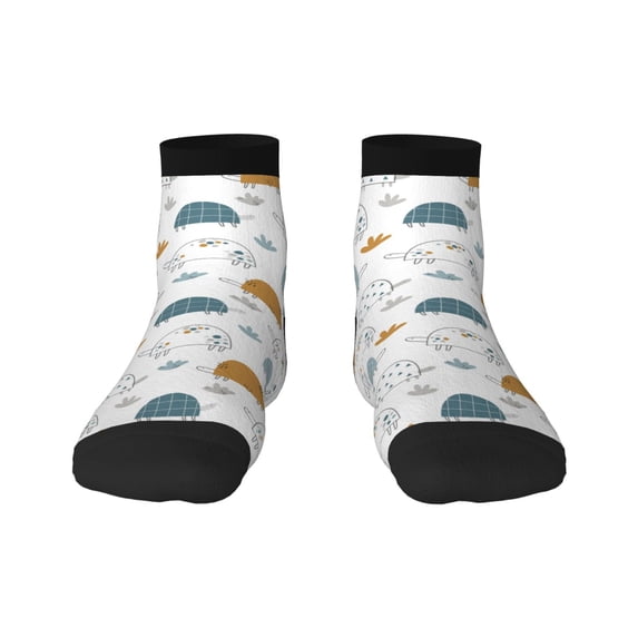 Rocae Cute Doodle Turtles for Premium Adult Socks,Comfortable, Breathable, and Durable Socks, Perfect for Everyday Wear
