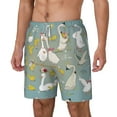 thumbnail image 1 of Rocae Cute Farm Birds for Men's Swim Trunks Quick Dry With Two Side Pockets and One Lined Patch PocketSmall, 1 of 9