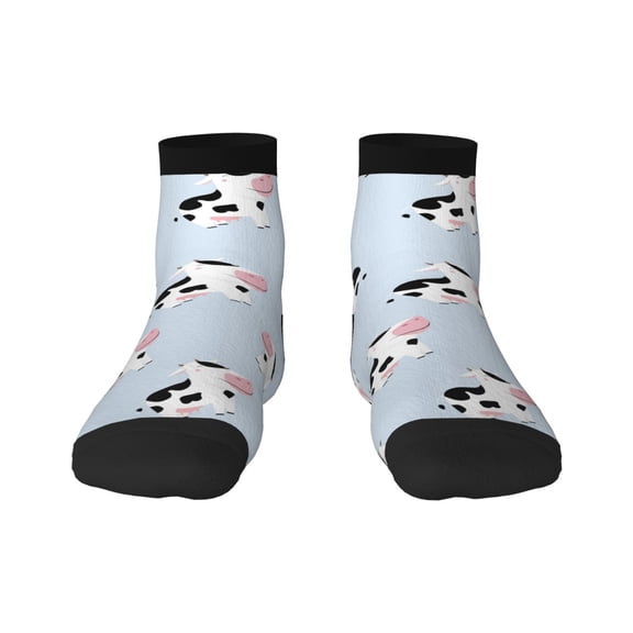 Rocae Cute Farm Cow for Premium Adult Socks,Comfortable, Breathable, and Durable Socks, Perfect for Everyday Wear