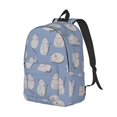 thumbnail image 1 of Rocae Cute Fat Cat for Durable Canvas Backpack Leisure Large Bag Travel Rucksack Multi-function Backpack Small, 1 of 1