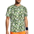 thumbnail image 1 of Rocae Cute Frog for Men's Mesh Quick-Dry Short Sleeve Workout T-Shirt,Mens Crew Neck Tee Lightweight Soft Classic T Shirts X-Small, 1 of 9