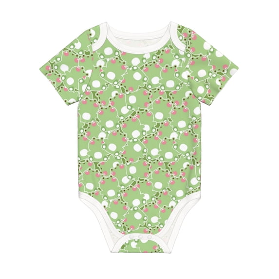 Rocae Cute Frog2 for Baby Climbing Clothes Soft Baby Romper for Active Infants Comfortable and Breathable Crawling Jumpsuit Unisex Baby Outfit 12 Months