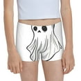 thumbnail image 1 of Rocae Cute Ghost Simple Drawing for Girls' Cotton Boxer Briefs, Soft Mid-rise Panties-X-Large, 1 of 5