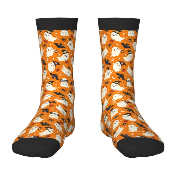 Rocae Cute Ghosts for Girls Boys Crew Socks,Children's Socks, Kids Socks, Toddler Socks: Daily Wear with Kids School Uniform
