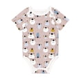 thumbnail image 1 of Rocae Cute Hand Drawn Bear for Baby Climbing Clothes Soft Baby Romper for Active Infants Comfortable and Breathable Crawling Jumpsuit Unisex Baby Outfit 2 Years, 1 of 8