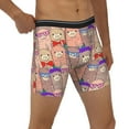 thumbnail image 1 of Rocae Cute Lamas for Stretch Moisture-Wicking Underwear,Men's Underwear Boxer Briefs Medium, 1 of 9
