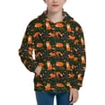 thumbnail image 1 of Rocae Cute Little Foxes for Zip Up Hoodies for Teen Sweatshirt with Hood-Medium, 1 of 6