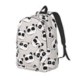 thumbnail image 1 of Rocae Cute Panda for Canvas College Laptop Backpack for Men Women-Medium, 1 of 5