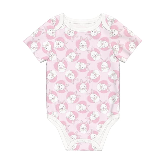 Rocae Cute Rabbit for Baby Climbing Clothes Soft Baby Romper for Active Infants Comfortable and Breathable Crawling Jumpsuit Unisex Baby Outfit 12 Months