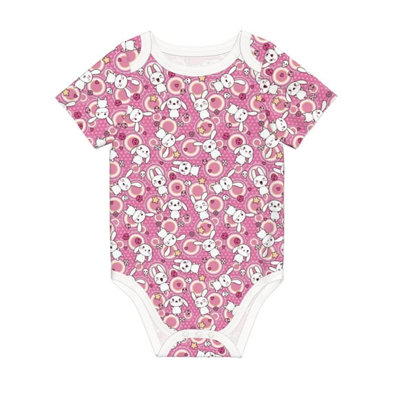 Rocae Cute Rabbit for Baby Climbing Clothes Soft Baby Romper for Active Infants Comfortable and Breathable Crawling Jumpsuit Unisex Baby Outfit