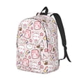 thumbnail image 1 of Rocae Cute Rabbit for Durable Canvas Backpack Leisure Large Bag Travel Rucksack Multi-function Backpack Small, 1 of 8