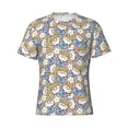 thumbnail image 1 of Rocae Cute Rabbit for Men's Moisture-Wicking Crew Tee - T-Shirt for Sports, Outdoor Activities, and Casual WearMedium, 1 of 9
