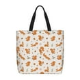 thumbnail image 1 of Rocae Cute Squirrel Fall for Features A Uniquely Designed,Large-capacity,Reusable Shoulder Zip Tote Shopping Bag for Vacations and Shopping, 1 of 6