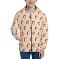 thumbnail image 1 of Rocae Cute Squirrel for Zip Up Hoodies for Teen Sweatshirt with Hood-Medium, 1 of 6