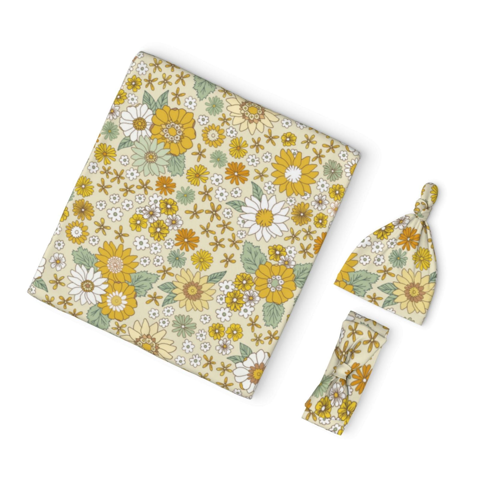SOFIJA -Rayan Babygrow / Swaddle Blanket & Hat Set - Blue main image 0