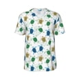 thumbnail image 1 of Rocae Cute Turtle for Breathable Men's Baseball T-Shirt Fashionable Casual Baseball Jersey, Moisture-wicking Sportswear Small, 1 of 9