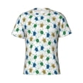 thumbnail image 1 of Rocae Cute Turtle for Men's Moisture-Wicking Crew Tee - T-Shirt for Sports, Outdoor Activities, and Casual WearLarge, 1 of 9