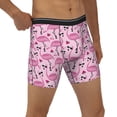 thumbnail image 1 of Rocae Cute Watermelon Flamingo for Stretch Moisture-Wicking Underwear,Men's Underwear Boxer Briefs X-Large, 1 of 9