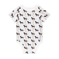 thumbnail image 1 of Rocae Dachshund Dog for Baby Climbing Clothes Soft Baby Romper for Active Infants Comfortable and Breathable Crawling Jumpsuit Unisex Baby Outfit 3 Months, 1 of 8