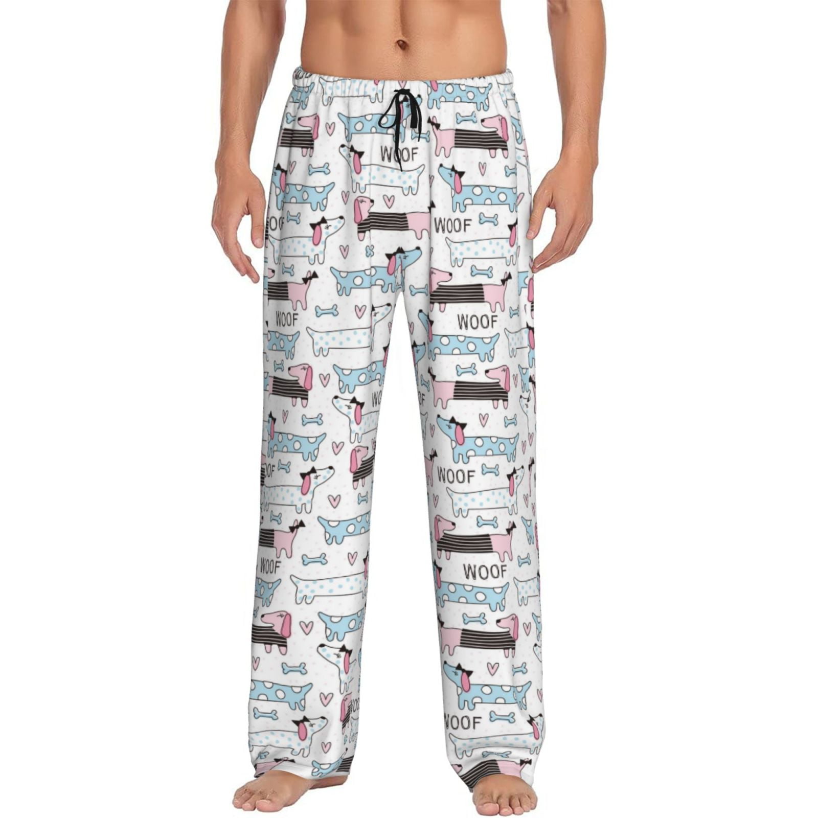 Rocae Dachshund Dog Puppy Mens Pajama Pants Pj Pants Mens Lounge Pants Medium Walmart