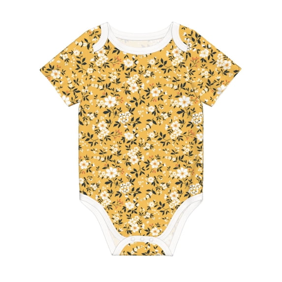 Rocae Daisies Flowers for Baby Climbing Clothes Soft Baby Romper for Active Infants Comfortable and Breathable Crawling Jumpsuit Unisex Baby Outfit 2 Years