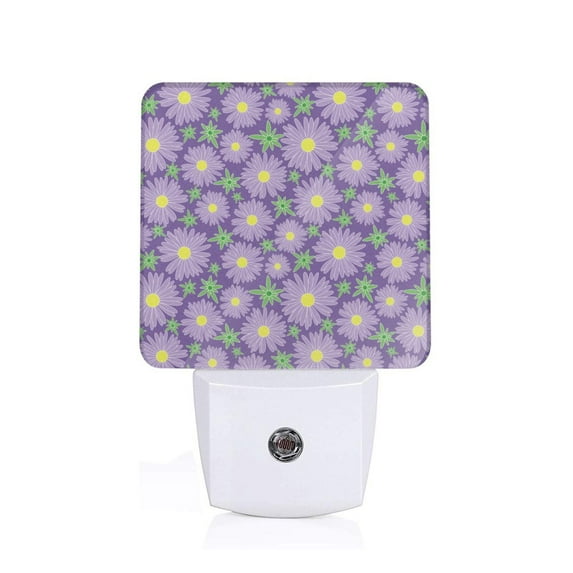 Rocae Daisies Flowers for 0.5W Plug in Night Light, Dusk to Dawn, Bright Nightlight Auto-On/Off-US