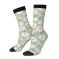 thumbnail image 1 of Rocae Daisies Flowers for Adult Socks Casual Athletic Stretchy Loose Socks for Women Men Non-Slip Middle Tube Socks, 1 of 6
