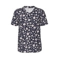 thumbnail image 1 of Rocae Daisies Flowers for Breathable Men's Baseball T-Shirt Fashionable Casual Baseball Jersey, Moisture-wicking Sportswear XX-Large, 1 of 9