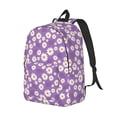 thumbnail image 1 of Rocae Daisies Flowers for Durable Canvas Backpack Leisure Large Bag Travel Rucksack Multi-function Backpack, 1 of 8