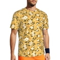 thumbnail image 1 of Rocae Daisies Flowers for Men's Mesh Quick-Dry Short Sleeve Workout T-Shirt,Mens Crew Neck Tee Lightweight Soft Classic T Shirts Small, 1 of 9