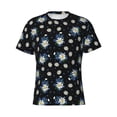 thumbnail image 1 of Rocae Daisies Flowers for Men's Moisture-Wicking Crew Tee - T-Shirt for Sports, Outdoor Activities, and Casual WearLarge, 1 of 9