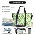 thumbnail image 1 of Rocae Daisies Flowers for Travel Shoulder Bag Top Handle Handbag with Yoga Mat Buckle for Gym, Work, Travel, 1 of 7
