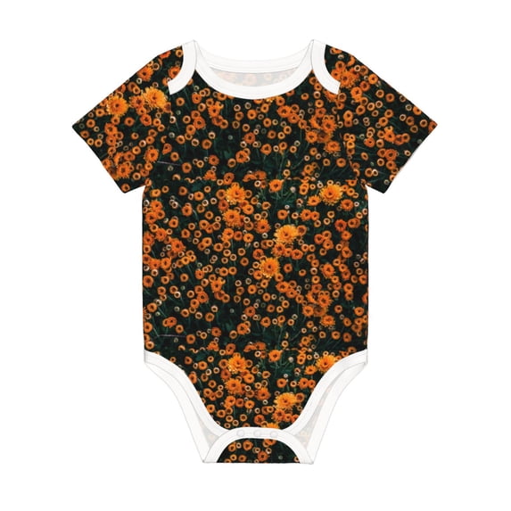 Rocae Daisies for Baby Climbing Clothes Soft Baby Romper for Active Infants Comfortable and Breathable Crawling Jumpsuit Unisex Baby Outfit 3 Months