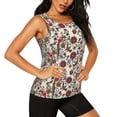 thumbnail image 1 of Rocae Dark Enchanted Flowers And Birds for Women's Workout Tank Top Lightweight Sleeveless Fit Tops- Moisture-Wicking, BreathableSmall, 1 of 9