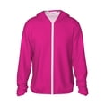 thumbnail image 1 of Rocae Darkmagenta Print Breathable Sun Protection Hoodie Quick-Dry Lightweight Long Sleeve Hoodie Unisex Running Sports Shirt Medium, 1 of 9