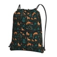 thumbnail image 1 of Rocae Deers In The Forest for Drawstring zipper Backpack Gym Backpack Bag for Men and Women, 1 of 6