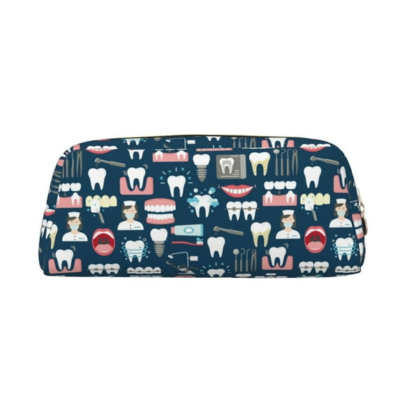 Rocae Dental for Multifunctional Pen Organizer with Zipper Closure, Ideal for Tools, Gadgets, Cosmetics, Stationary,Travel Accessary