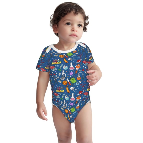 Rocae Different Chemical Things for Baby Cotton Short-Sleeve Bodysuits for Unisex Onesies Bodysuit-18 Months