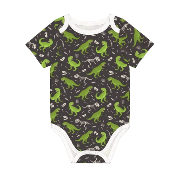 Rocae Dinosaur Skeleton for Baby Climbing Clothes Soft Baby Romper for Active Infants Comfortable and Breathable Crawling Jumpsuit Unisex Baby Outfit 9M