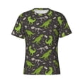 thumbnail image 1 of Rocae Dinosaur Skeleton for Men's Moisture-Wicking Crew Tee - T-Shirt for Sports, Outdoor Activities, and Casual Wear, 1 of 9
