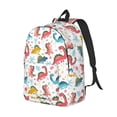 thumbnail image 1 of Rocae Dinosaur for Durable Canvas Backpack Leisure Large Bag Travel Rucksack Multi-function Backpack Small, 1 of 1