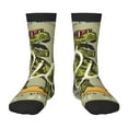thumbnail image 1 of Rocae Dinosaur for Girls Boys Crew Socks,Children's Socks, Kids Socks, Toddler Socks: Daily Wear with Kids School Uniform, 1 of 5