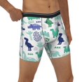 thumbnail image 1 of Rocae Dinosaur for Stretch Moisture-Wicking Underwear,Men's Underwear Boxer Briefs X-Large, 1 of 1